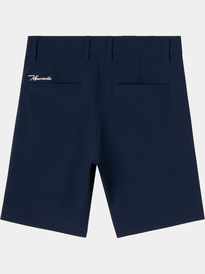 Macade Golf Junior Navy Four-Way Stretch Shorts navy