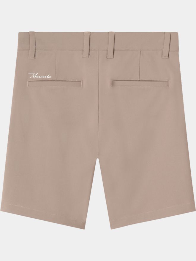Macade Golf Junior Ash Brown Four-Way Stretch Shorts braun