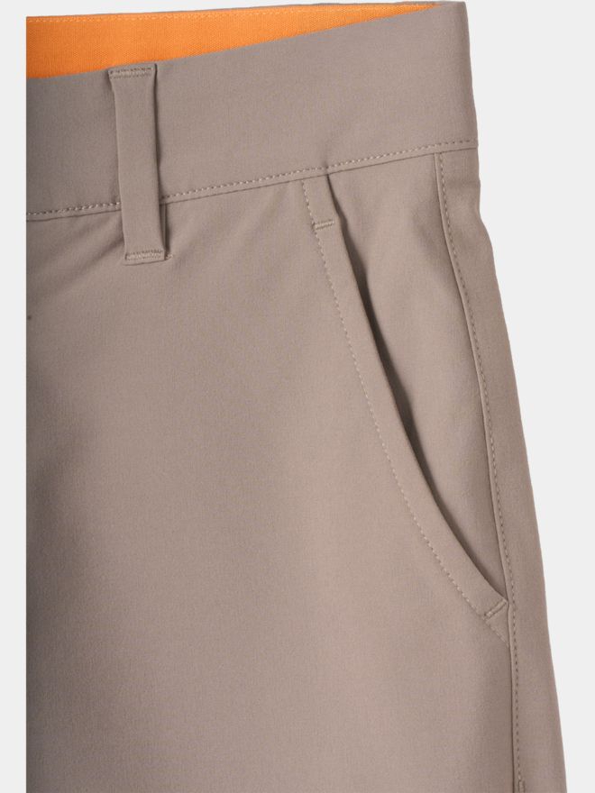 Macade Golf Junior Ash Brown Four-Way Stretch Shorts braun