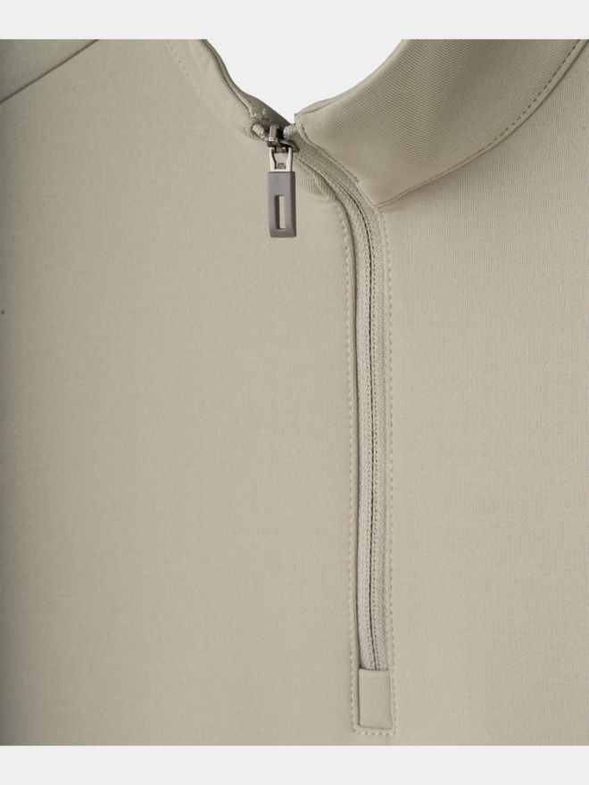 Macade Golf Junior Jade Green Therma Quarter Zip Stretch Midlayer grün