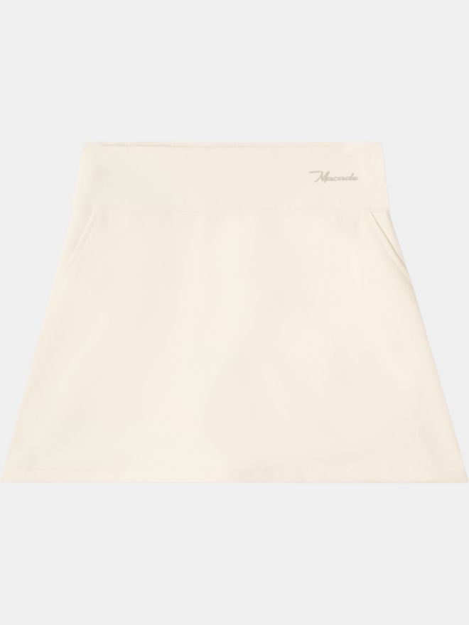 Macade Golf Junior Ivory TX Air Skirt kurz Skort ecru