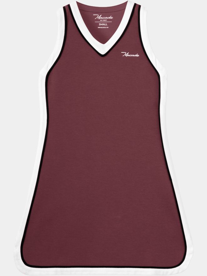 Macade Golf Ava Mauve TX Flow Dress Ohne Arm Kleid lila