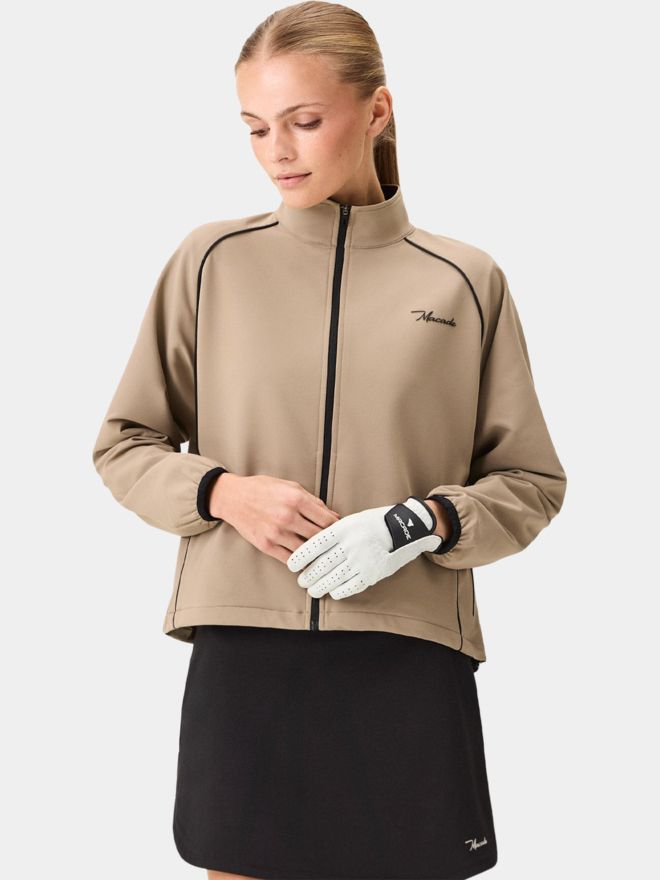 Macade Golf Ash Brown Shell Jacket Stretch Jacke braun