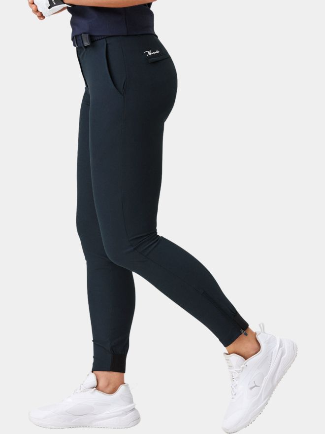 Macade Golf Tmavě modré čtyřcestné strečové kalhoty Jogger Joggpant Kalhoty tmavomodrá