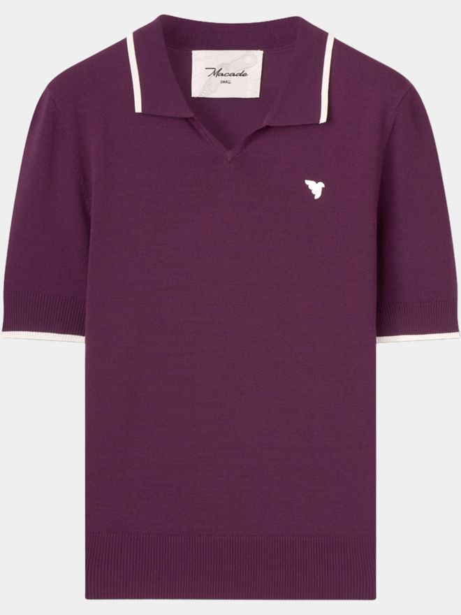 Macade Golf Vera Mauve Cropped Polo Half sleeve polo purple