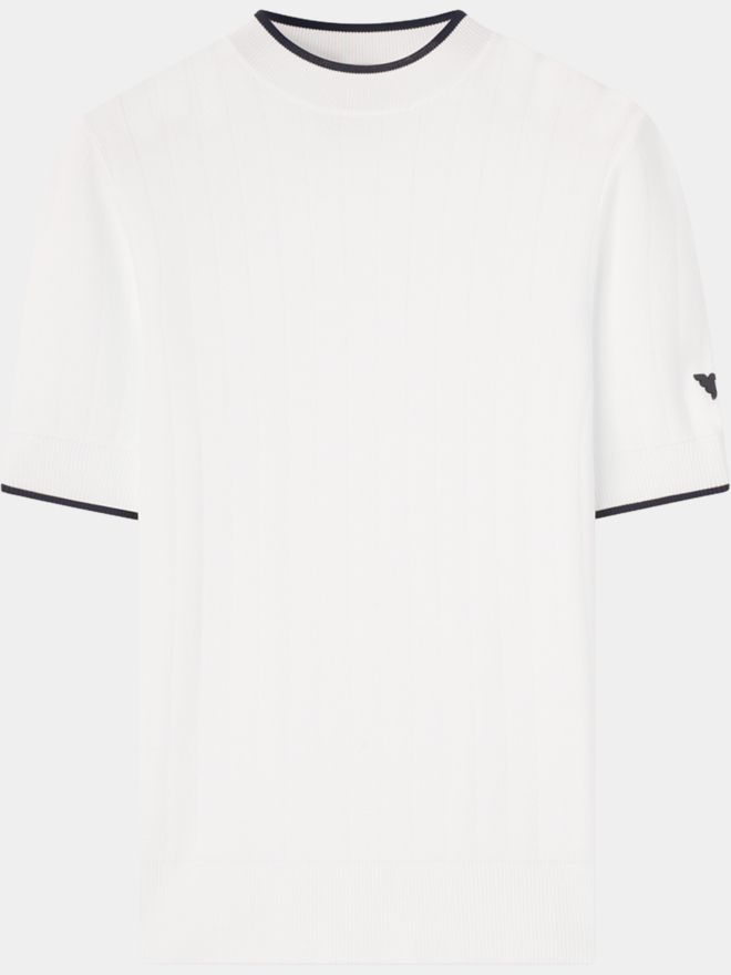 Macade Golf Gigi White Wave Top Halbarm T-Shirt weiß