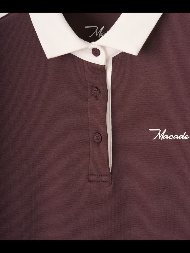 Macade Golf Aura Mauve TX Relaxed Shirt Half Sleeve Polo purple