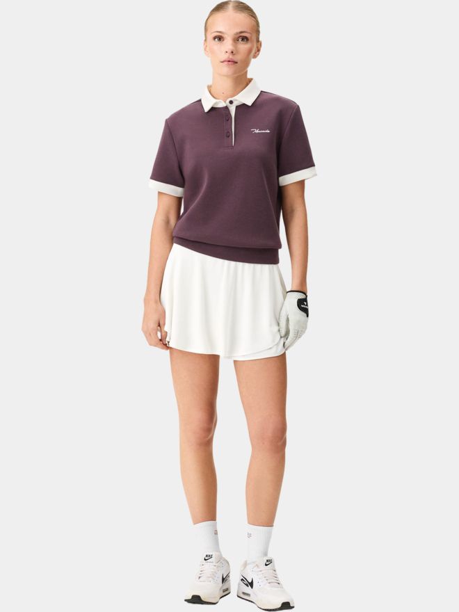 Macade Golf Aura Mauve TX Relaxed Shirt Half Sleeve Polo purple