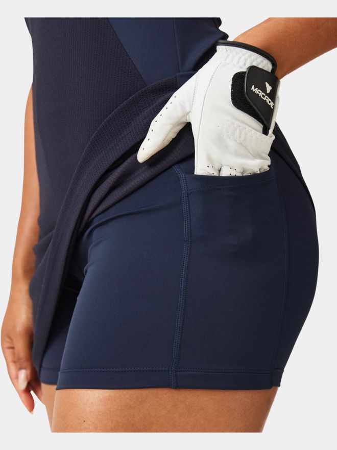 Macade Golf Cora Dark Blue TX Dress Ohne Arm Kleid dunkelblau