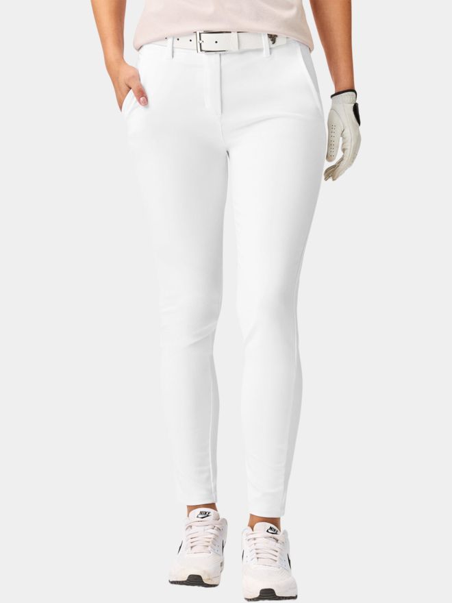 Macade Golf Pearl White Performance Trouser lang Hose weiß