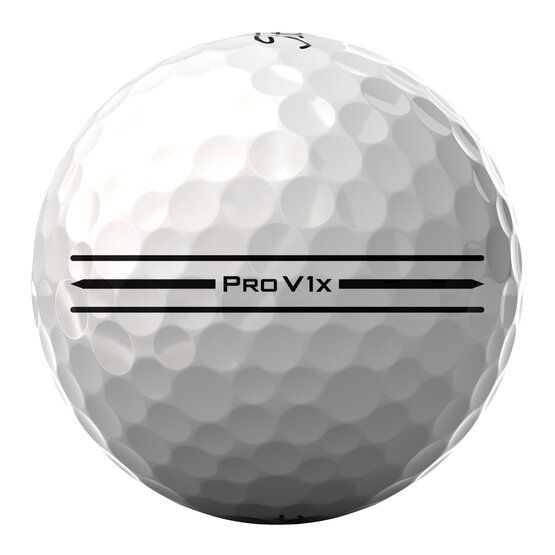 Titleist Pro V1X Enhanced Alignment Golfbälle weiß