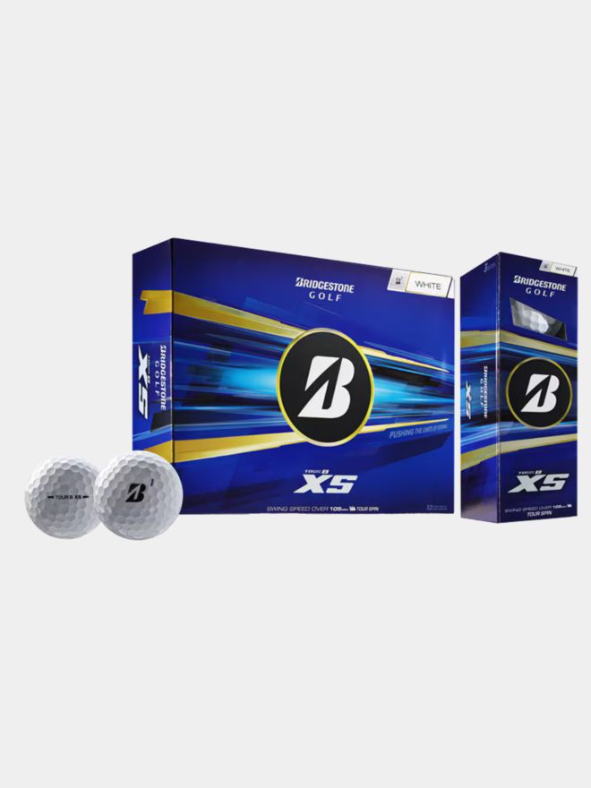 Bridgestone TOUR B XS Golfbälle weiß