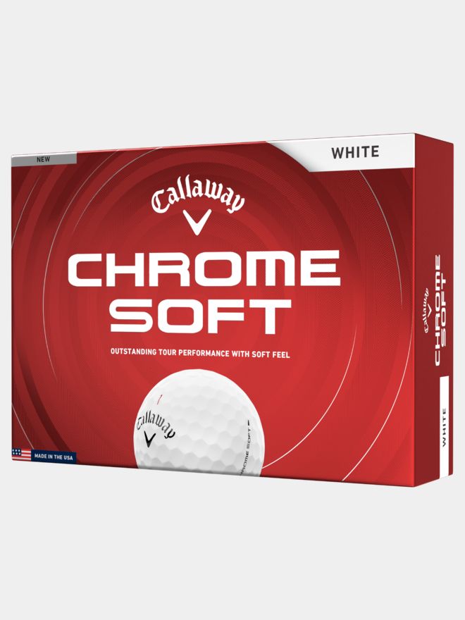 Callaway Chrome Soft Golfbälle weiß