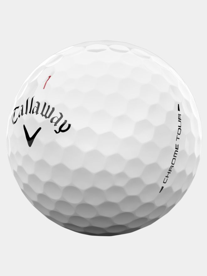 Callaway Chrome Tour Golfbälle weiß