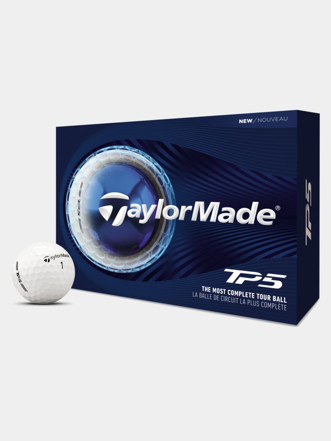 TaylorMade TP5 Golfbälle weiß