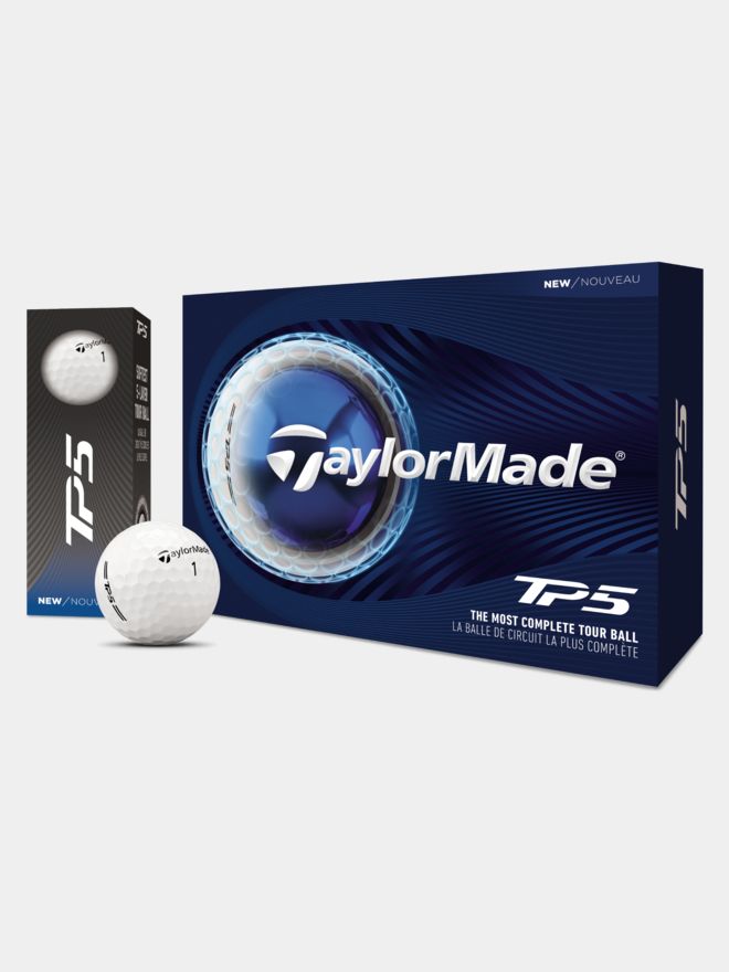 TaylorMade TP5 Golfbälle weiß