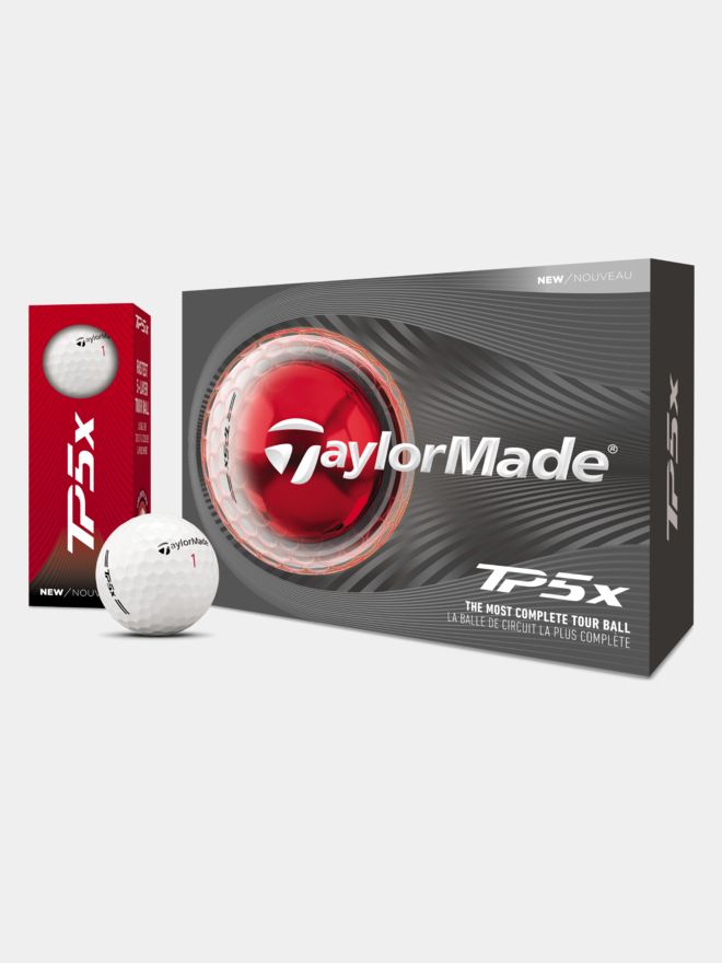 TaylorMade TP5x Golfbälle weiß