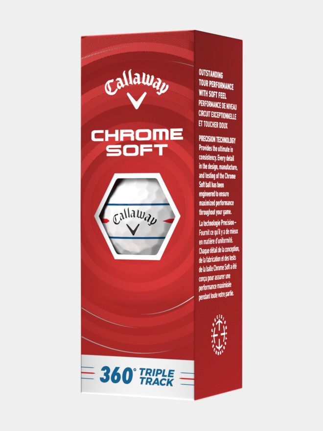 Callaway Chrome Soft 360 Triple Track white