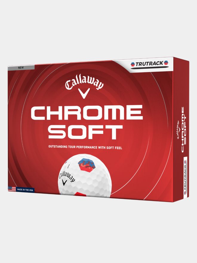 Callaway Chrome Soft TruTrack Golfbälle weiß