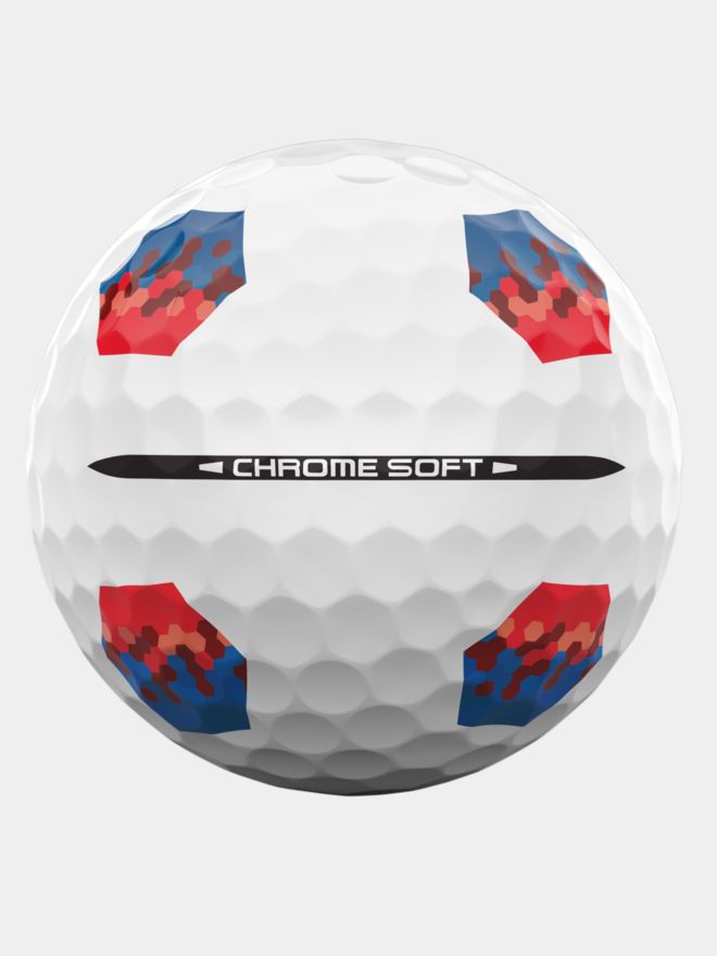 Callaway Chrome Soft TruTrack Golfbälle weiß
