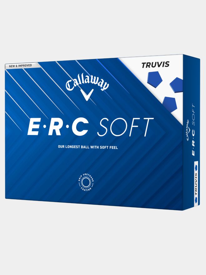 Callaway E•R•C Soft Truvis Blue Golfbälle weiß