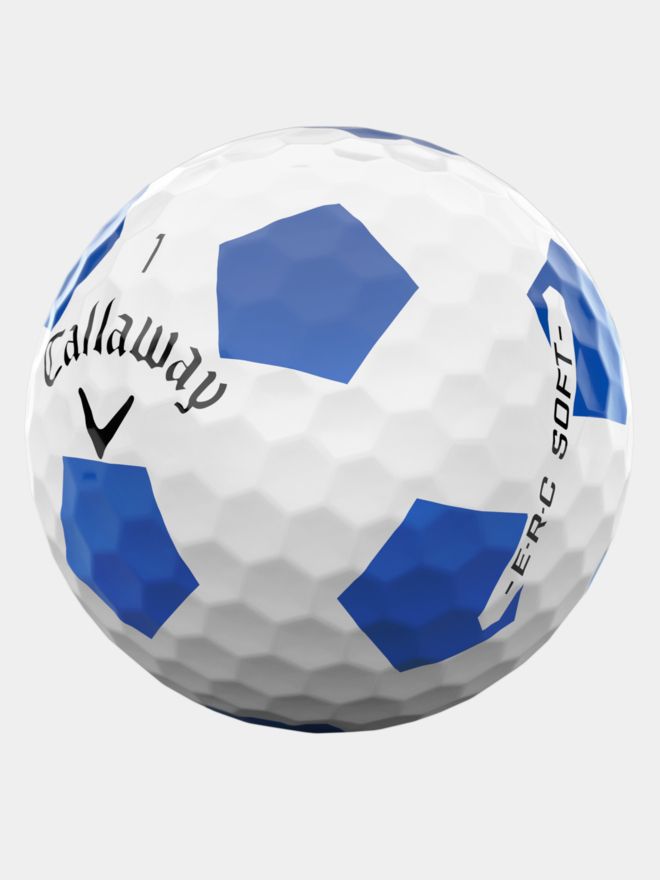 Callaway E•R•C Soft Truvis Blue Golfbälle weiß