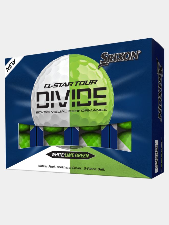 Srixon Q-Star Tour Divide Golfbälle weiß
