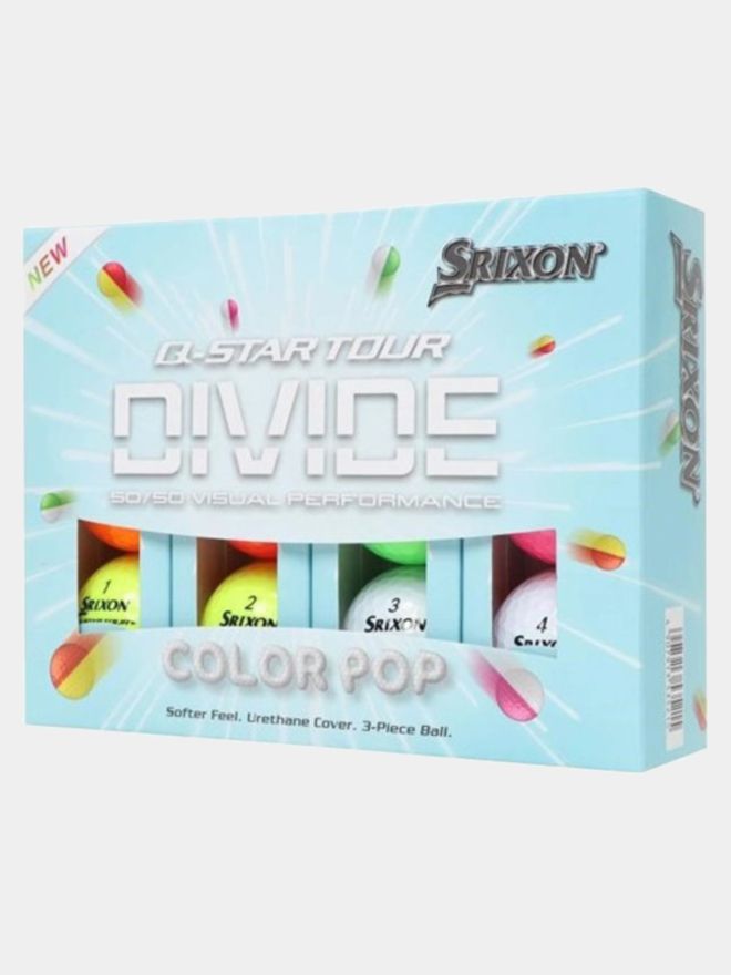 Srixon Q-Star Tour Divide Multi Golfbälle weiß