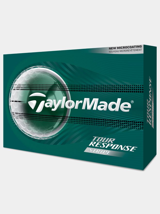 TaylorMade Tour Response Stripe Golfbälle weiß