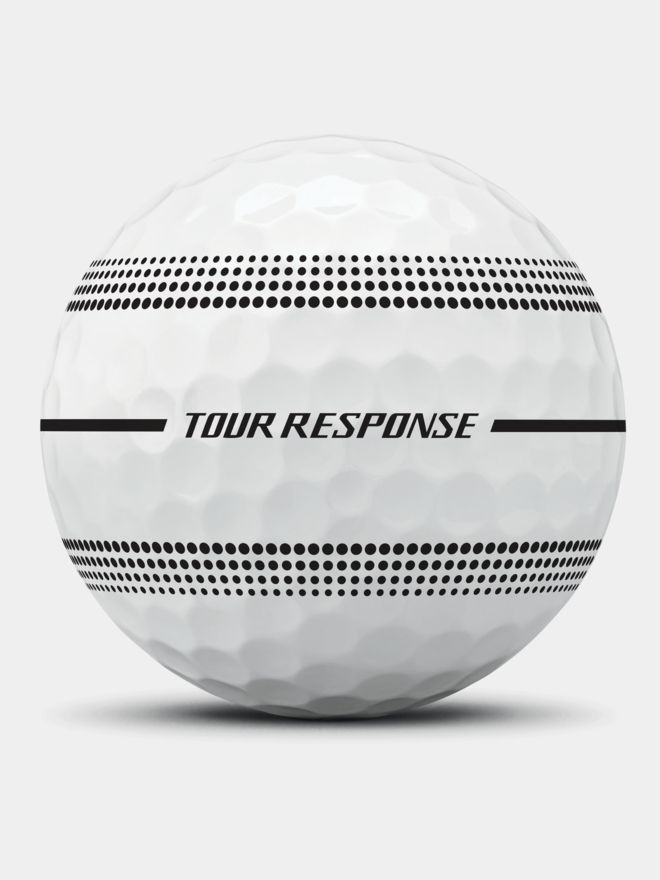 TaylorMade Tour Response Stripe Golfbälle weiß