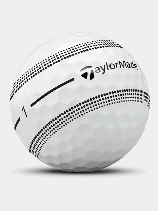 TaylorMade Tour Response Stripe Golfbälle weiß