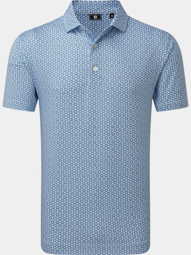 FootJoy Polokošile s polovičním rukávem Vegas Marker Lisle modrá