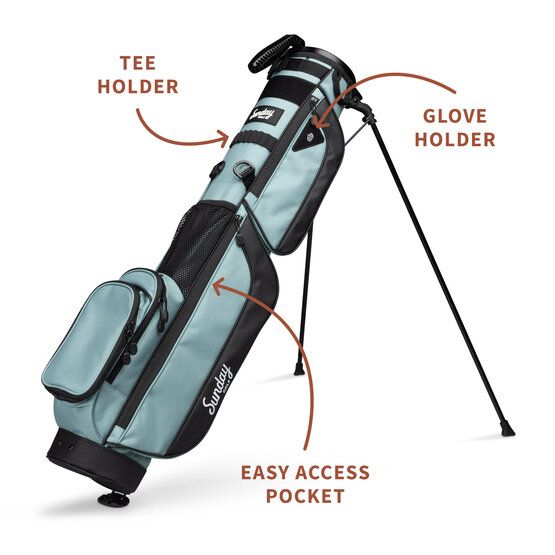 Sunday Golf The Loma XL Standbag světle modrá