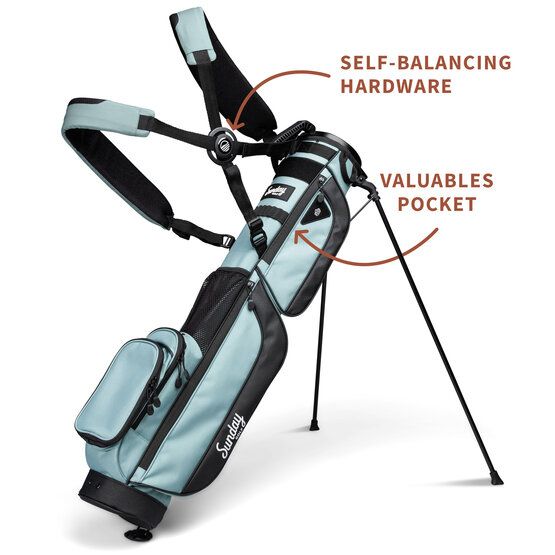 Sunday Golf The Loma XL Standbag světle modrá