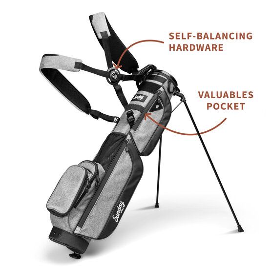 Sunday Golf The Loma XL Standbag šedá