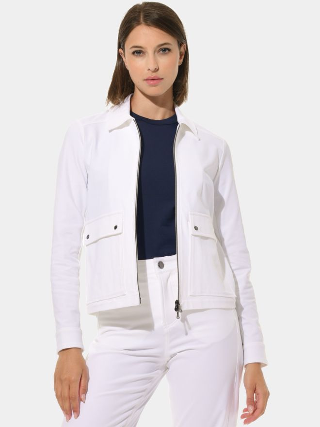 MDC Stretch Jacke weiß