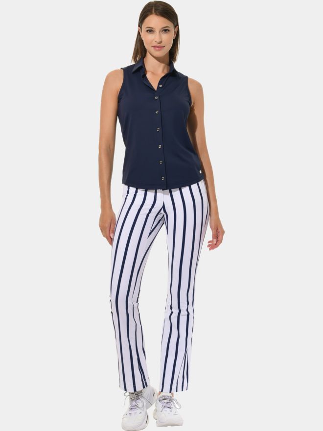 MDC Flared Chino Hose navy