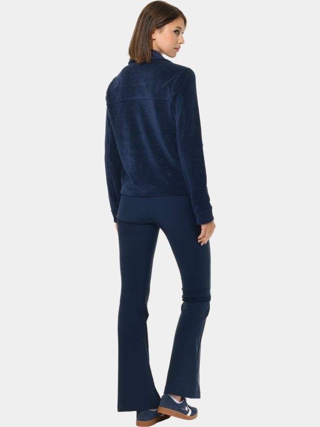 MDC Knitted Full Zip Jacket navy