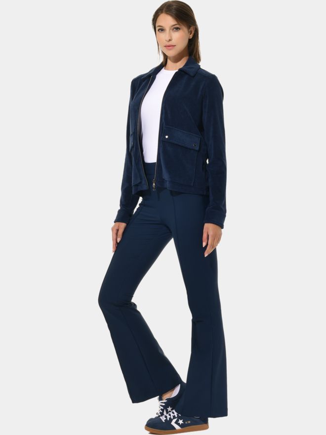 MDC Knitted Full Zip Jacket navy