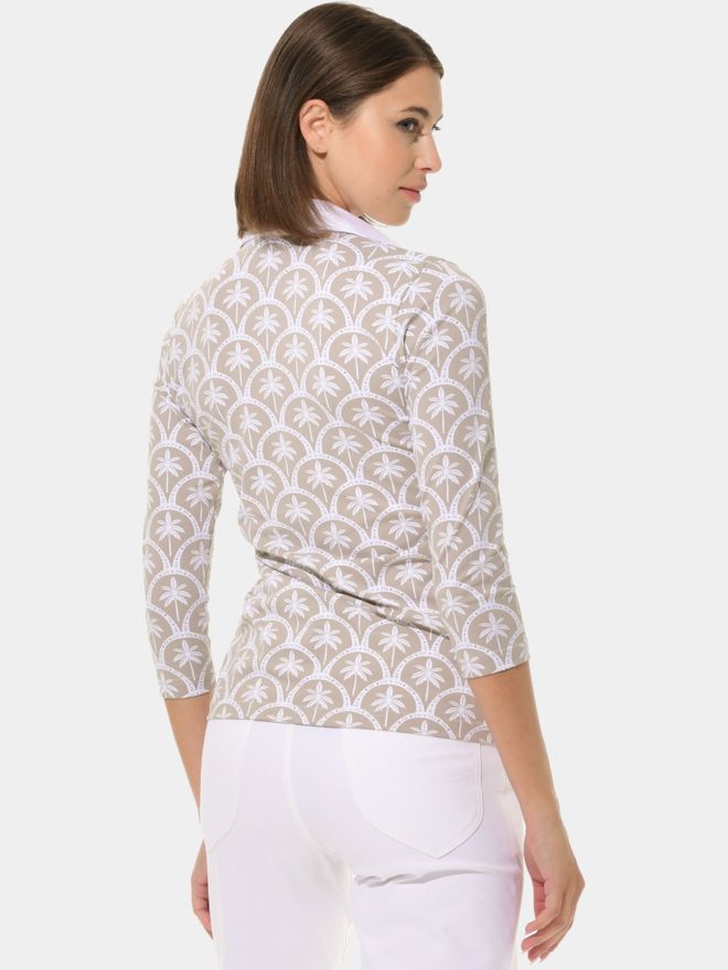 MDC 3/4 Arm Polo taupe