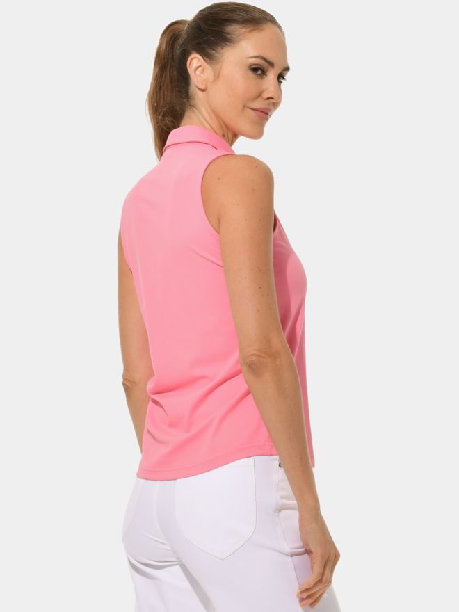 MDC Button ohne Arm Down Polo rosa
