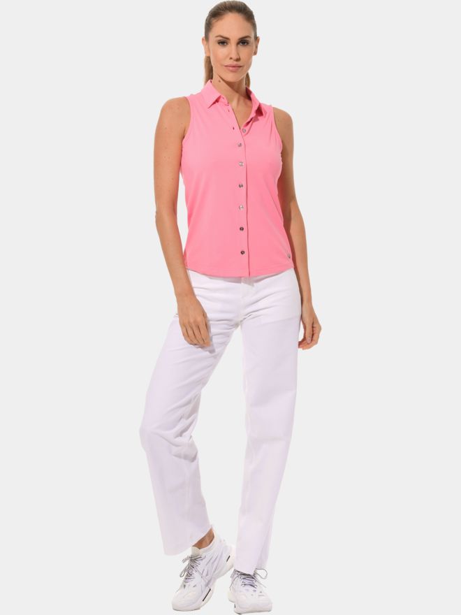 MDC Button ohne Arm Down Polo rosa