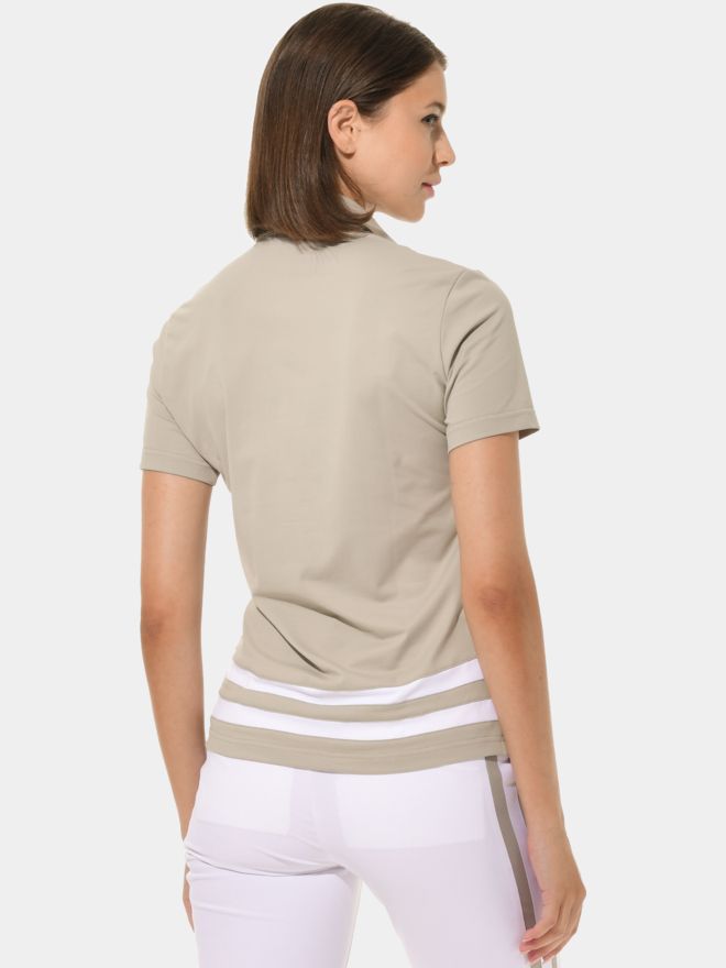 MDC Halbarm Polo sand