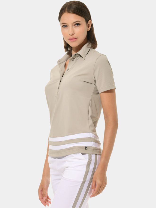 MDC Halbarm Polo sand