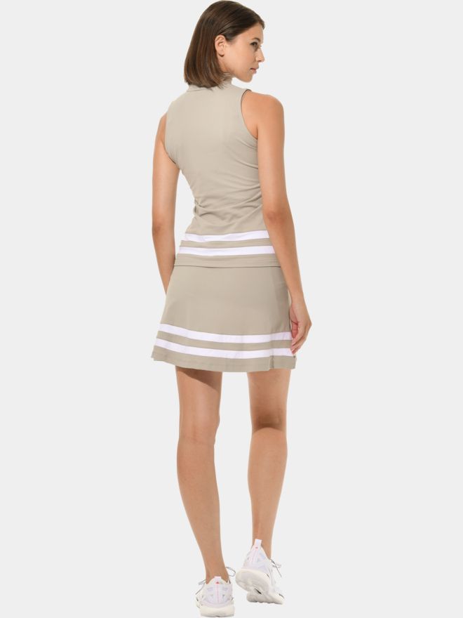 MDC Zip ohne Arm Polo sand