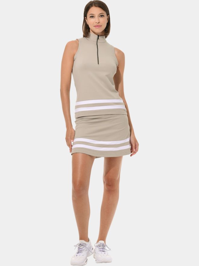 MDC Zip ohne Arm Polo sand