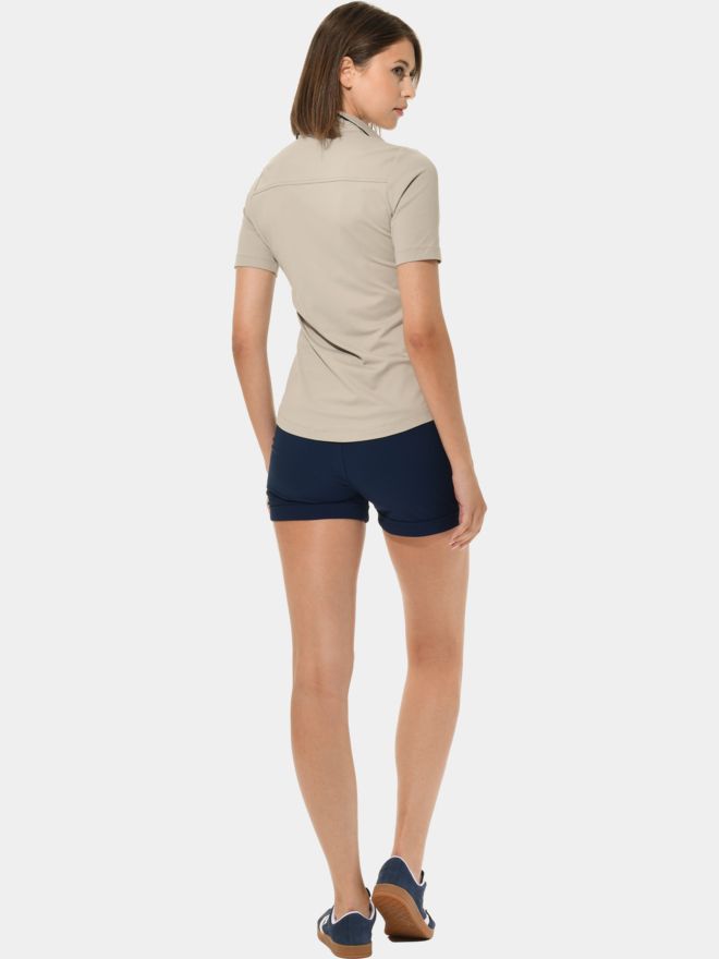 MDC Button Down Halbarm Polo sand