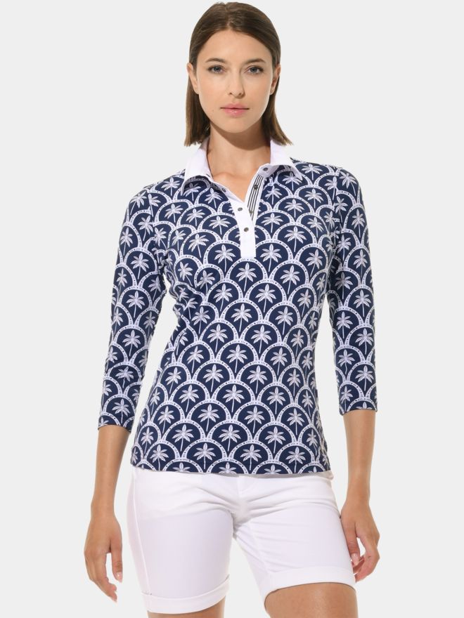 MDC 3/4 Arm Polo navy