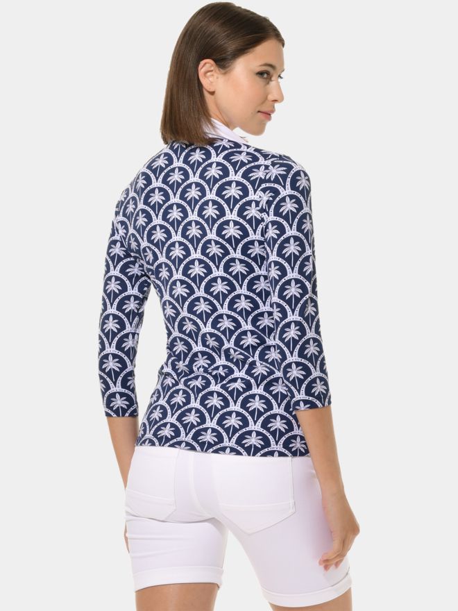 MDC 3/4 Arm Polo navy