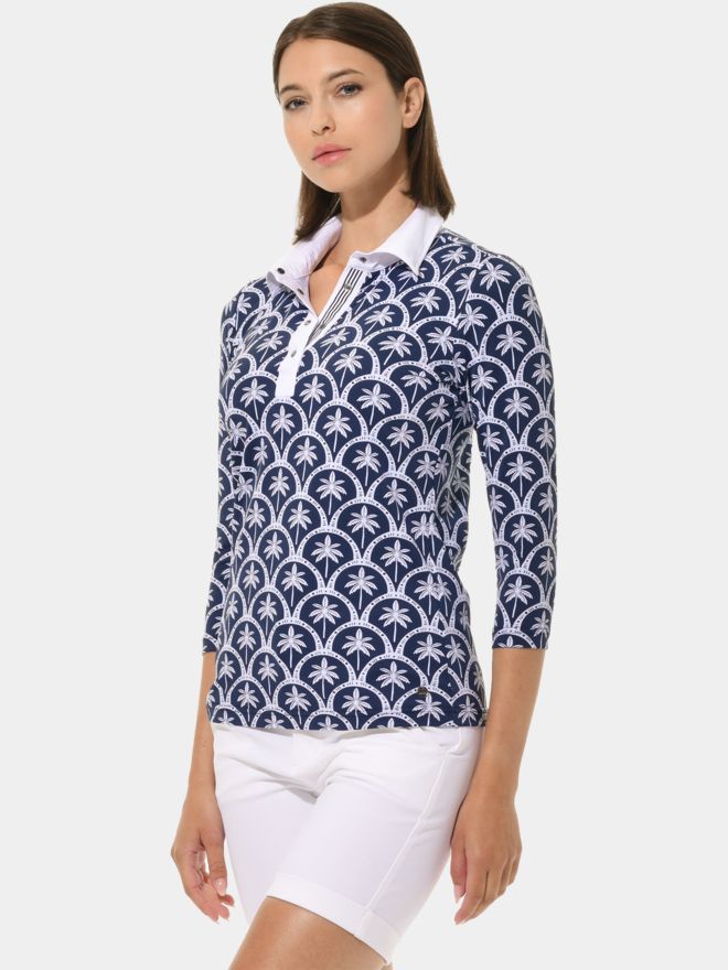 MDC 3/4 Arm Polo navy